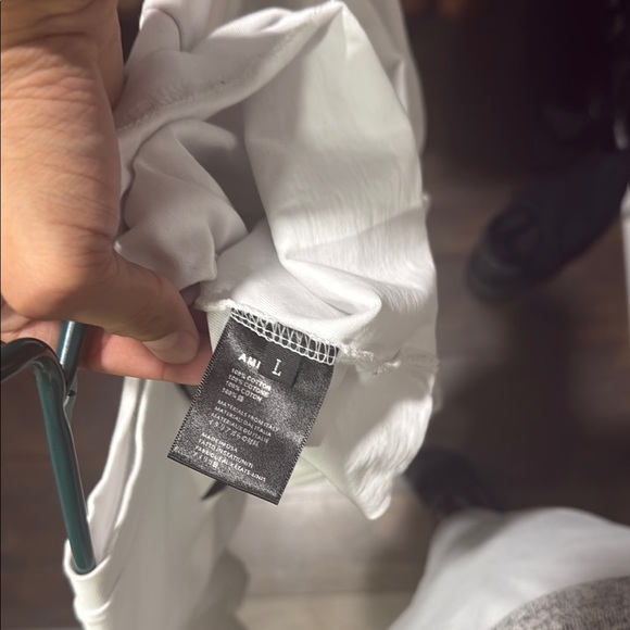 AMIRI White T-Shirt with Black Graphic - Picture 3 of 4